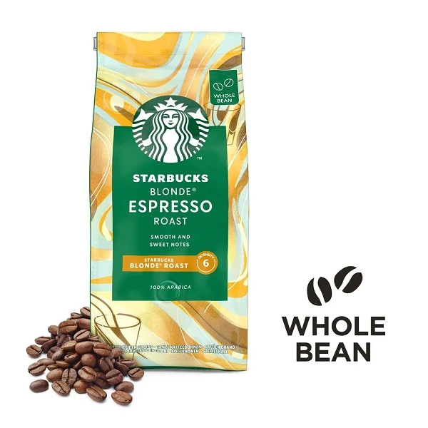 دانه قهوه  اسپرسو بلوند استارباکس 200 گرمی